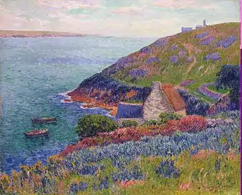 Henry Moret : Port Manec'h (1896), musée de l'Ermitage