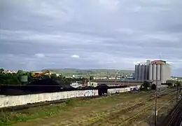 Vue sur une partie des installations de Nancyport à Frouard.