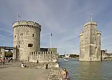 Vue du vieux port de la Rochelle