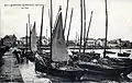 Le port d'Orange vers 1920 (carte postale).