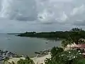 La baie Mahault et la pointe de la Madeleine.