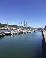 Photo du port de Fécamp.