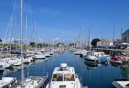 Port de plaisance à Saint-Martin-de-Ré.