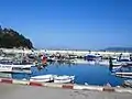 Port de pêche de Mansouriah et l'île de Mansouriah.