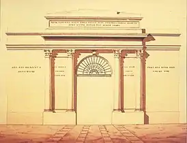 Projet de réduction de Porta Nuova, Pietro Matteucci.