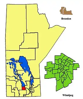 Carte de la circonscription