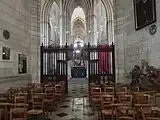 Portail d'entrée de la chapelle Notre Dame mère de Dieu à la cathédrale d’Évreux.