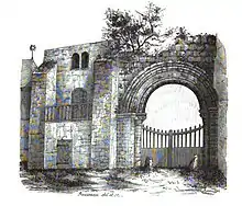 Portail de l'ancienne abbaye Notre-Dame Inscrit MH (1976).