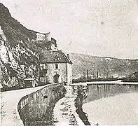 La porte de Malpas, dans les années 1890