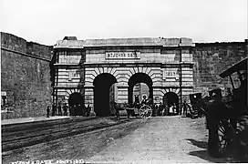 La troisième porte Saint-Jean, en 1867