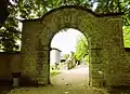 Porte d'entrée (vue de l'intérieur).