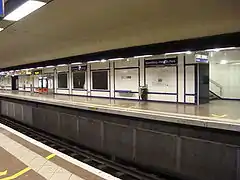 Quais de la station en octobre 2008.
