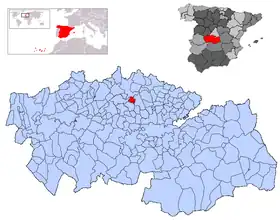 Localisation de Portillo de Toledo