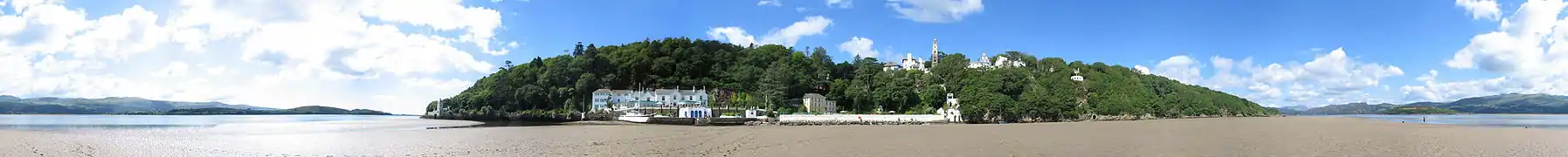 Vue panoramique de Portmeirion