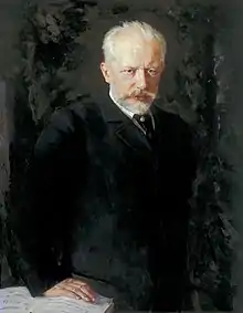 Piotr Ilitch Tchaïkovski, huile sur toile, 1893, Nikolaï Kouznetsov, galerie Tretiakov.