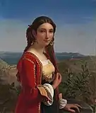 Louis Léopold Robert : Portrait d'une jeune femme de Retuna (1822)