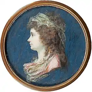 Portrait de jeune femme de profil, Stockholm, Nationalmuseum.
