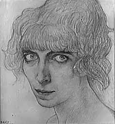 Léon Bakst, Portrait de Luisa Casati (1912), localisation inconnue.