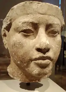 Étude pour un portrait d'Amenhotep III, atelier du sculpteur, AmarnaNeues Museum