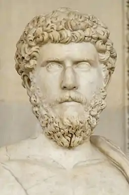 Portrait de son père Aelius.