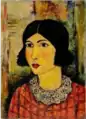 Portrait d’une jeune femme (Marie), 1925, huile sur toile, 46 × 33 cm, musée d'Art et d'Histoire du judaïsme, Paris.