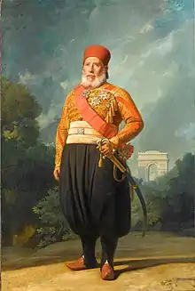 Ibrahim Pacha d'Égypte, allié puis adversaire des Ottomans.