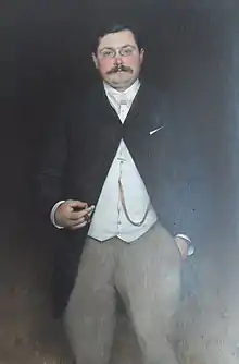 Portrait d' Émile Morlot, mairie de Charly-sur-Marne