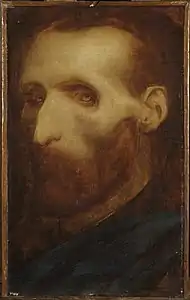 Œuvre attribuée à Alexandre Corréard, Portrait d'homme, dit Géricault moribond (1824), Musée du Louvre