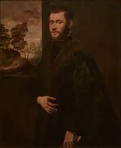 Le Tintoret, Portrait d'un Jeune Gentilhomme, vers 1550-1570, huile sur toile,110 × 90 cm.