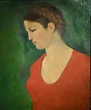 Portrait de Dina, 1940, huile sur toile.