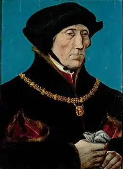 Peintre français, Portrait de Guillaume de Montmorency, vers 1520.