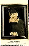 Portrait de Guyonne de Chaponay, 1583