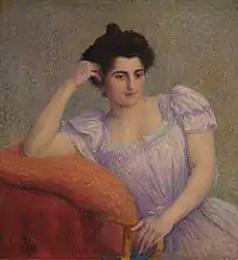 Hippolyte Petitjean, Portrait de Madame Marthe.