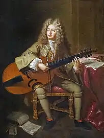 Atelier d'André Bouys, Portrait de Marin Marais (1704).