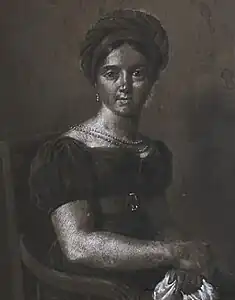 Portrait de Pierrette-Marie Simonet, vers 1820, Kaunas, Fondation Alexandre Vassiliev.