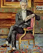 Paul Cézanne : Portrait de Victor Chocquet, (1877), Columbus Museum of Art, Columbus (Ohio)