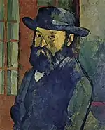 Paul Cézanne : Autoportrait.