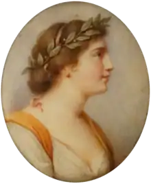 Portrait de l'héroïne Corinne de Germaine de Staël (Venise, musée Correr)