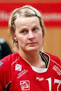 Nina Wörz en 2007 sous  le maillot du Randers HK