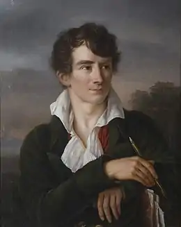 Portrait d'Antoine Denis Chaudet, époux de l'artiste, vers 1802 (Florence, Galerie des Offices)