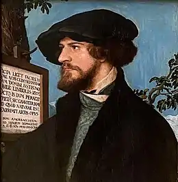Portrait de Boniface Amerbach, Hans Holbein le Jeune