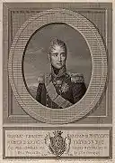 Portrait en gravure de Charles-Philippe de France, comte d'Artois (1818) futur Charles X