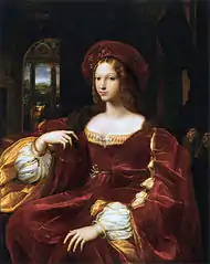Portrait de Jeanne d'Aragon,Raphaël