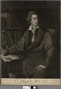 Portrait of E. Lloyd (vers 1770, Bibliothèque nationale du pays de Galles).