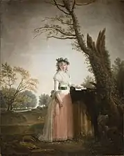 Portrait d'Eleonora Chigi, princesse de Teano (1793), musée d'Art du comté de Los Angeles.