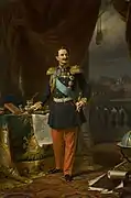 Józef Simmler : Portrait du maréchal comte Friedrich Wilhelm von Berg