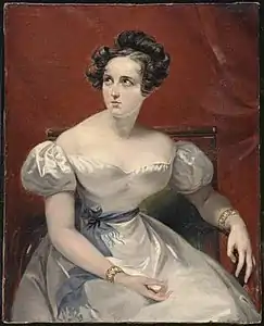 Harriet Smithson par Claude-Marie Dubufe.