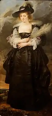 Portrait d'Hélène Fourment, Rubens.