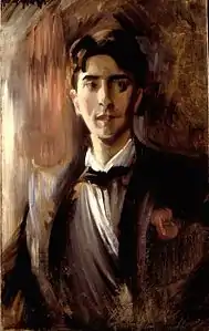 Federico de Madrazo y Ochoa, Portrait de Jean Cocteau (entre 1910 et 1912), localisation inconnue.