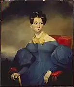 Madame Louis-Victor Sicotte, née Marguerite-Emélie Starnes, vers 1837, Bibliothèque et Archives Canada